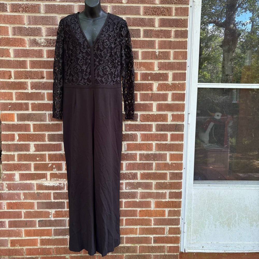 Lauren Ralph Lauren Lace Black Jumpsuit